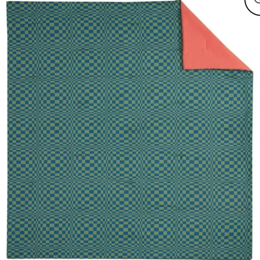 Blue and Green Checkered Bedding Set‎ Twin/Twin XL
